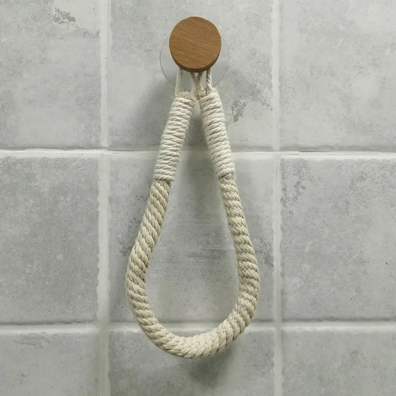 Nail-Free Paper Towel Holders Towel Rack Bathroom Accessories Towel Hook Tissue Holder Paper Roll Holder Toilet Storage Rack