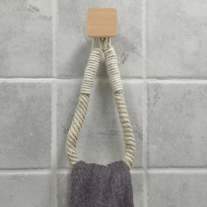 Nail-Free Paper Towel Holders Towel Rack Bathroom Accessories Towel Hook Tissue Holder Paper Roll Holder Toilet Storage Rack