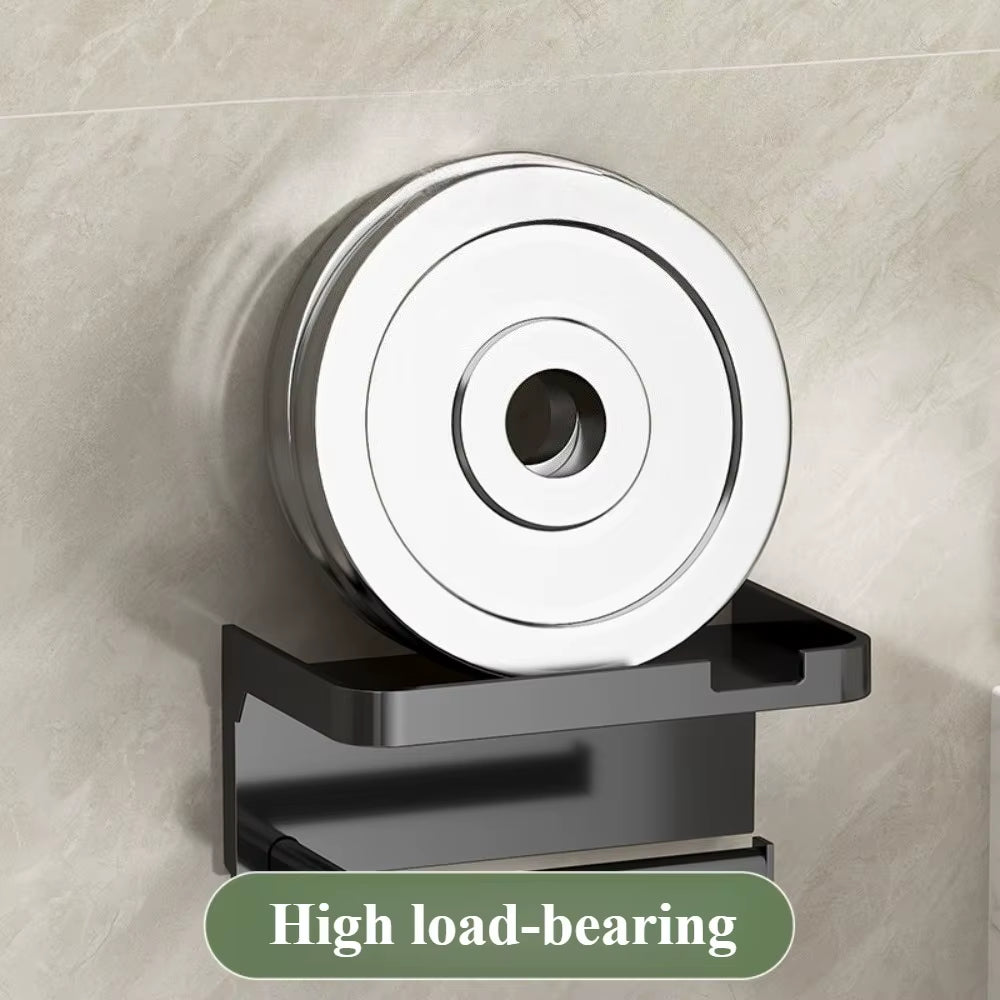 1PC Toilet Paper Holder Wall Mounted Rustproof Thickened Paper Towel Holder Plastic Storage Rack Kitchen Bathroom Accessories
