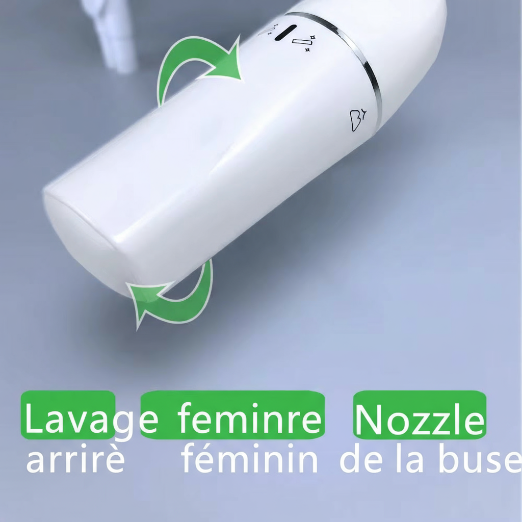 Lavage arrière, féminin et nettoyage